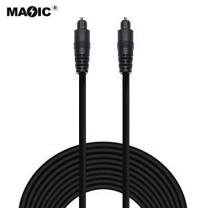 Audio fiber optical  cable plastic style 4