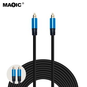 Audio fiber optical  cable metal style 1