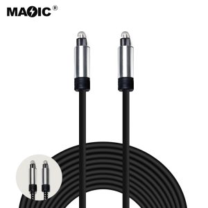 Audio fiber optical  cable plastic style 10
