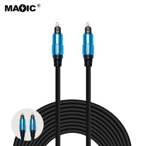 Audio fiber optical  cable metal style 10