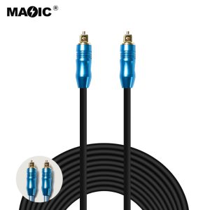 Audio fiber optical  cable metal style 11