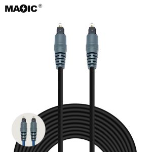 Audio fiber optical  cable plastic style 12