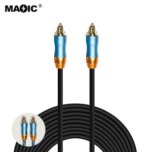 Audio fiber optical  cable metal style 12