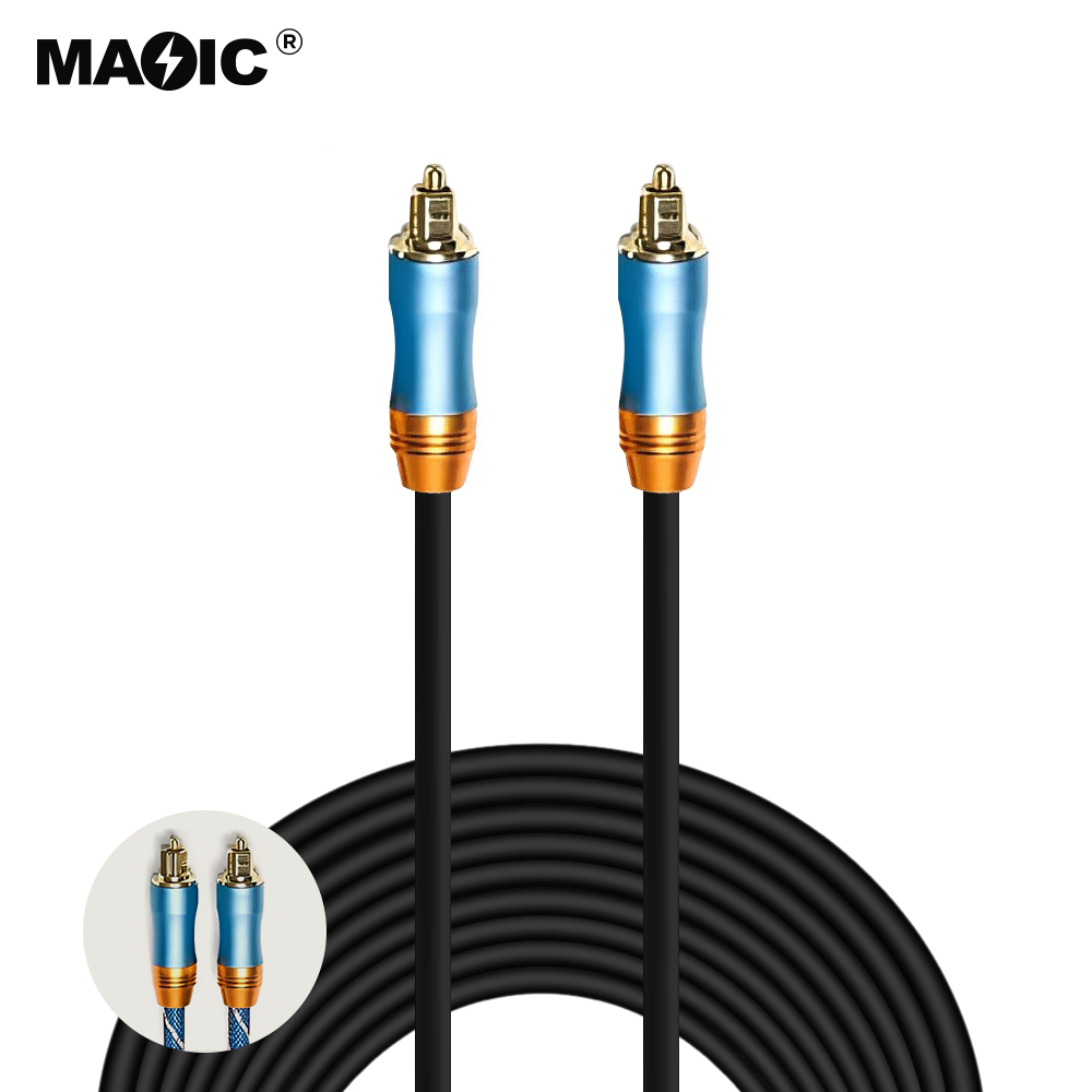 Audio fiber optical cable metal style 12