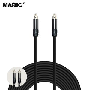 Audio fiber optical  cable metal style 15