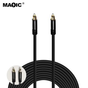 Audio fiber optical  cable metal style 4