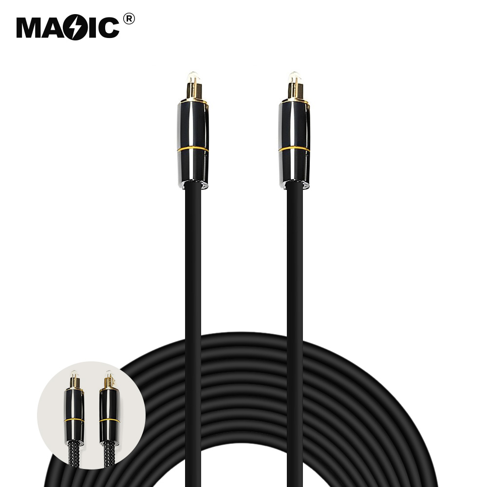 Audio fiber optical cable metal style 5