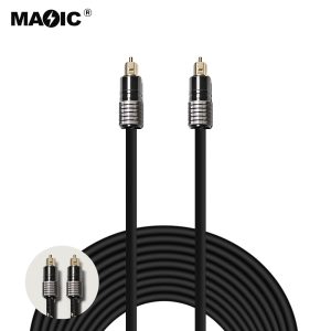 Audio fiber optical  cable metal style 8