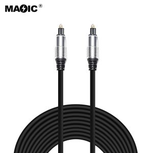 Audio fiber optical  cable metal style 9