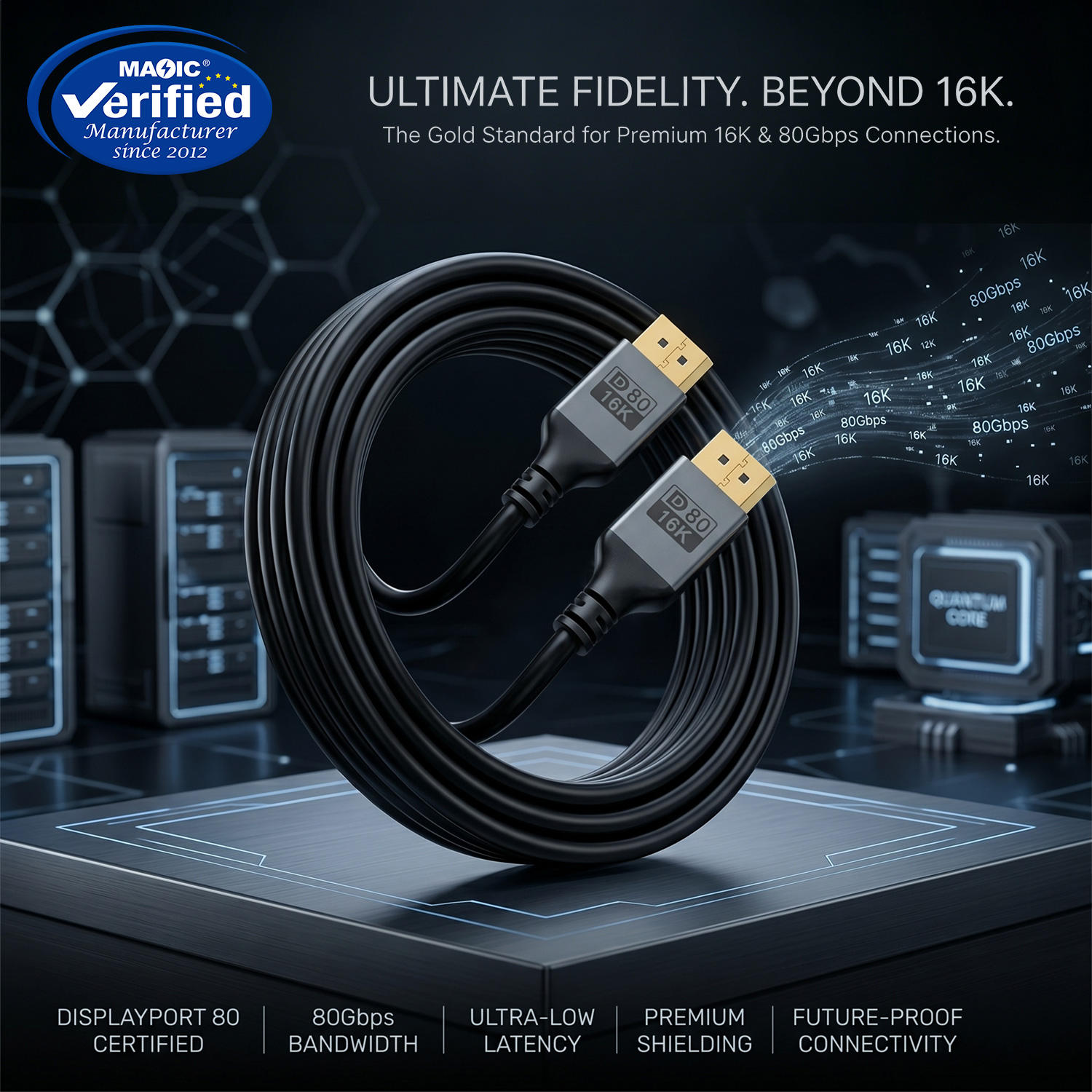16K DP 2.1 Cable - 图片 4