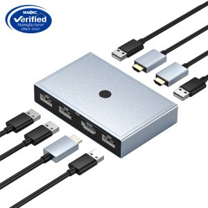 2-Port HDMI KVM Switch / Dual-Port HDMI KVM Switcher