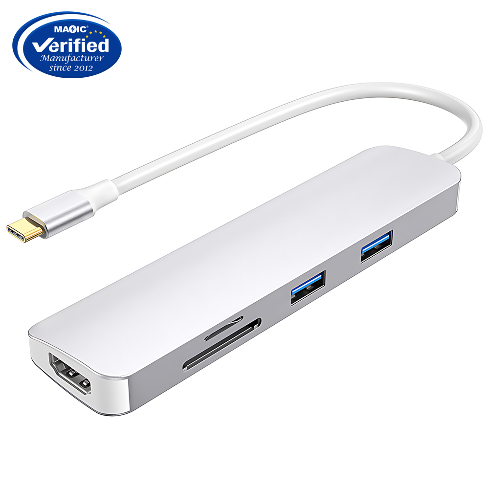 6-in-1 USB-C Hub with 4K HDMI, SD/Micro SD Card Reader & USB 3.0 Ports - 图片 10