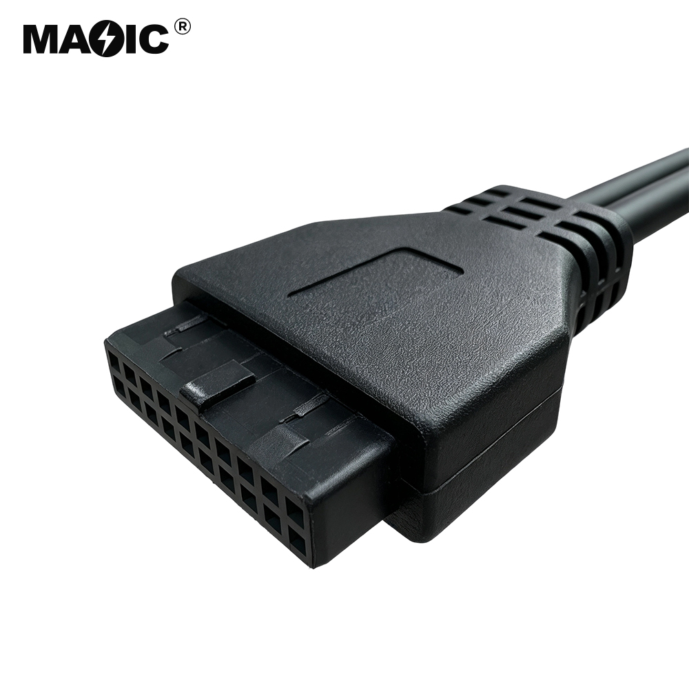 USB 3.0 Micro-B Male to Dual USB Female Panel-Mount Splitter Cable - 图片 3