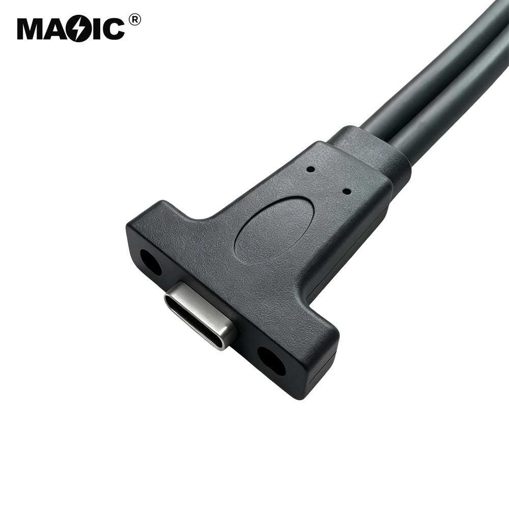 USB 3.0 20Pin Motherboard Header to Type-C Female Panel Mount Cable - 图片 4