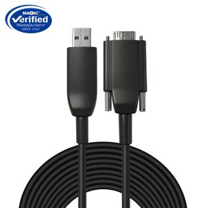 USB AM to Micro-B Fiber Optical Cable
