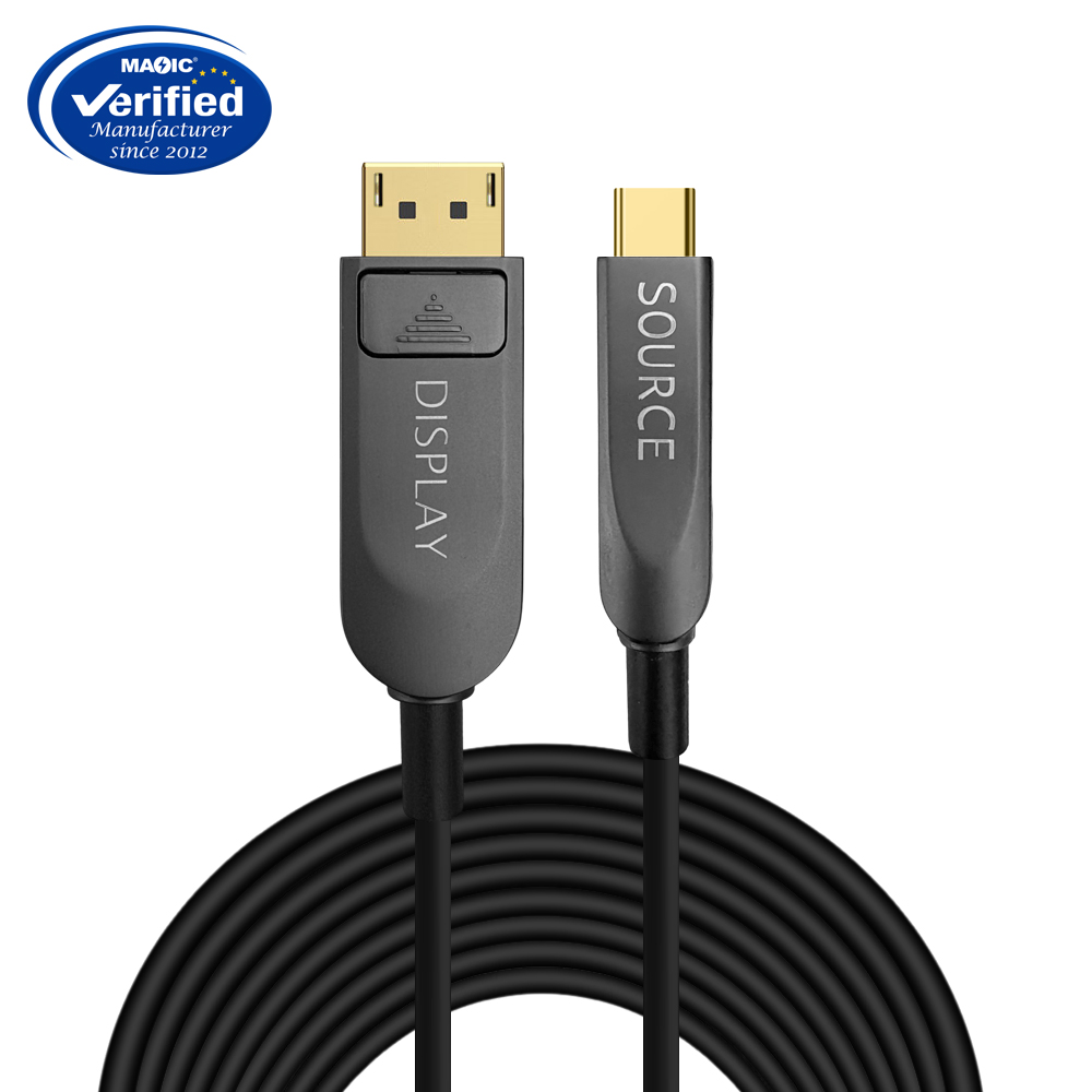 USB C to Displayport fiber cable