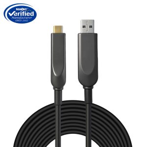 USB Type-C to Type-A Fiber Optic Cable